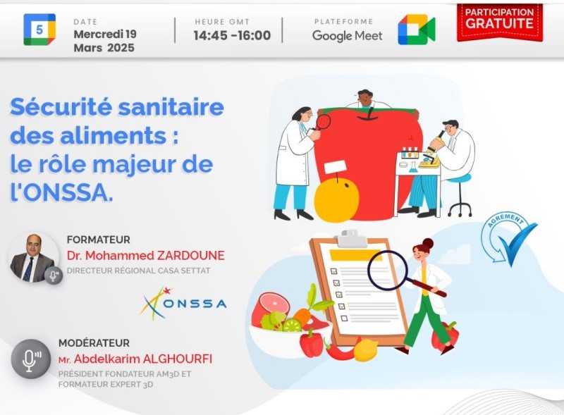 Webinar du 19 mars 2025 – Ramadan Series : Sécurité sanitaire des aliments